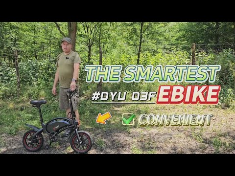 🚴‍♂️ Small But Mighty: Meet the DYU D3F 14-Inch Mini Folding Electric Bike! 🚴‍♀️