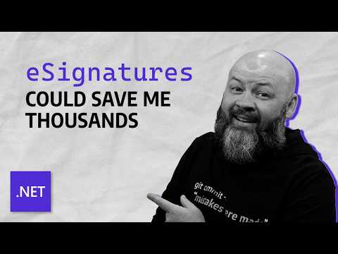 How I Added a Full eSignature Workflow to my ASP.NET Core App