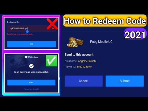 2020 Free Reedem Code Midasbuy 10 2021