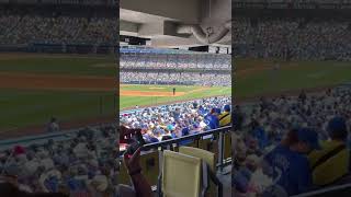 I went to the Dodger game today! (Cincinnati Reds vs Los Angeles Dodgers)
