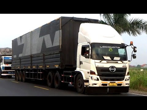 MANTUL !!! TRUCK TRAILER TRONTON WING BOX BESAR TRUK GANDENGAN ENGKEL UD QUESTER FUSO ISUZU HINO 500
