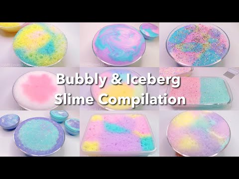 【ASMR】🫧しゅわしゅわ＆アイスバーグスライムまとめ🫧【音フェチ】Bubbly & Iceberg Slime Compilation