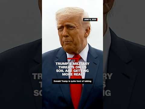 Trump's military threats on US soil are getting more real