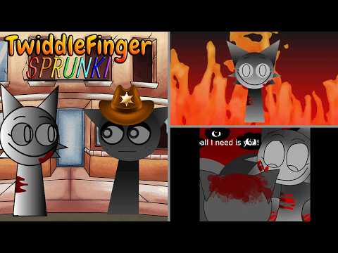 FNF: TwiddleFinger Sprunki // Gray VS Wenda █ Friday Night Funkin' █