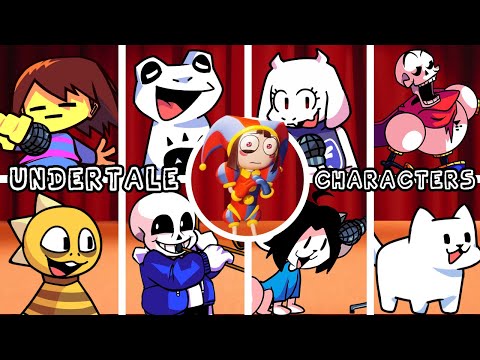 FNF Digitalizing but UNDERTALE Character Sings It