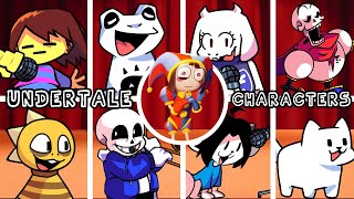 FNF Digitalizing but UNDERTALE Character Sings It