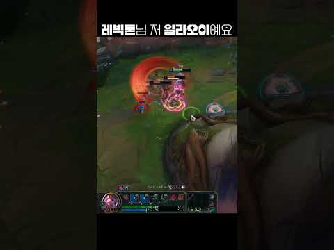 레넥톤님 저 일라오이예요...