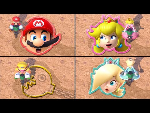 Mario Party Superstars Minigames - Mario Vs Peach Vs Wario Vs Rosalina (Master Difficulty)
