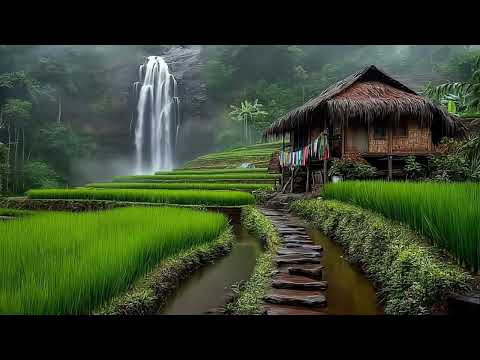 beautiful water stream of village #nature