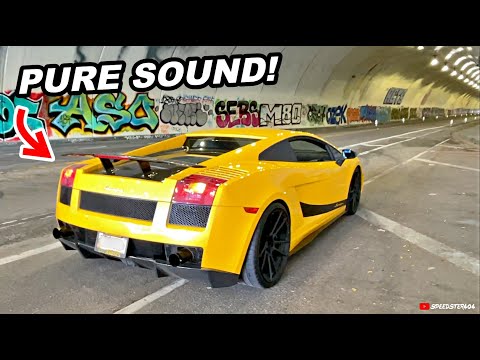 PURE SOUND! The Most Underrated Lamborghini? $20,000 F1 Exhaust Tunnel Sound Test