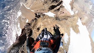 Opening a BASE Jump: Chilean Andes