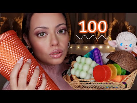 ASMR| SCRATCHING on 100 THINGS - 100 Ways to Make You Tingle!