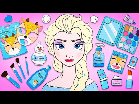 Crear un neceser de papel para Elsa💙 Ideas mágicas para variar