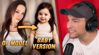 OF-Darstellerin erstellt eine Baby-Version von sich | Rezo reagiert