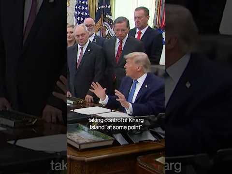 Trump Vows More Iran Strikes, Says US Will Take Kharg Island