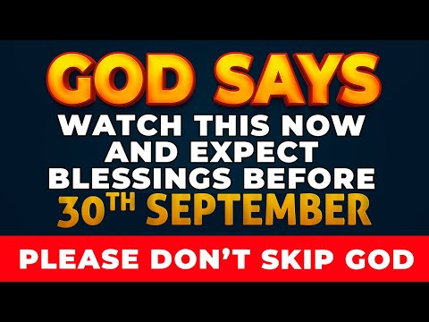 GOD WANTS YOU TO WATCH THIS NOW | Most Powerful Miracle Prayer For Blessings