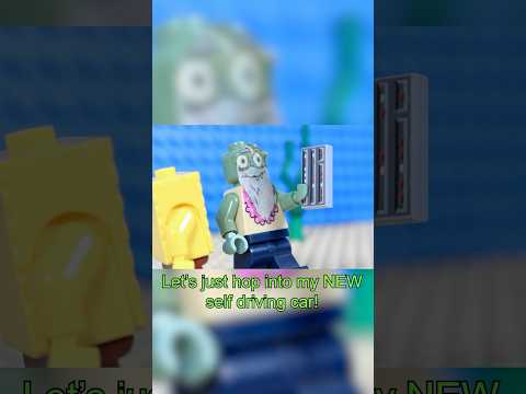 Old Man Jenkin’s new car #lego #funny #shorts #spongebob #legostopmotion #legocars