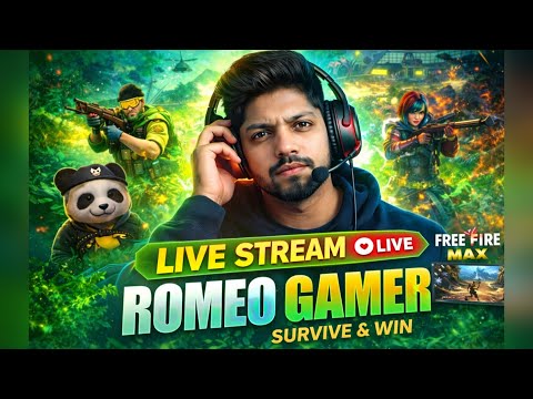 FREE FIRE LIVE 🔥 | 10 Streak Booyah Challenge With ROMEO GAMER 😎 #freefire #romeogamer #shorts