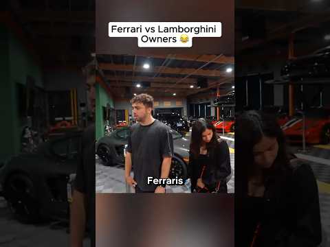 Ferrari vs Lamborghini Owners 😂