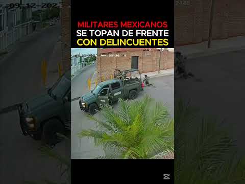 ⚠️MILITARES MEXICANOS se TOPAN de FRENTE con DELINCUENTES⚠️ | Curiosidades Bélicas #army #military