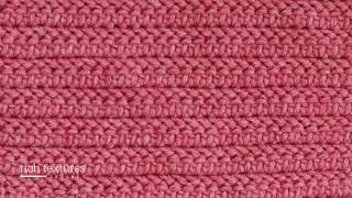 Herringbone Half Double | How to Crochet