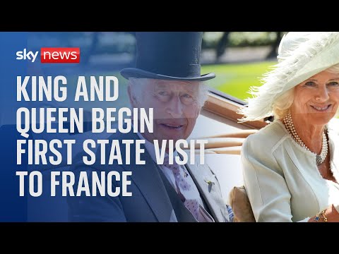 Watch live: Day one of King Charles and Queen Camilla's state visit to France