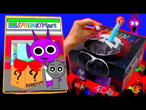 ★DIY 🎯INCREDIBOX SPRUNKI CONVENIENCE STORE GAMEBOOK+SPRUNKI MYSTERYBOX SQUISHY PLAY스프런키 편의점랜덤박스 게임북