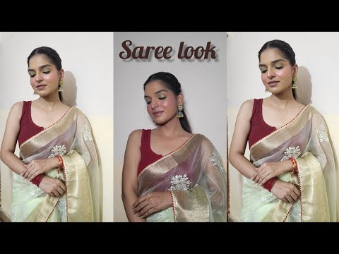 makeup tutorial// saree makeup look // simple and easy makeup tutorial