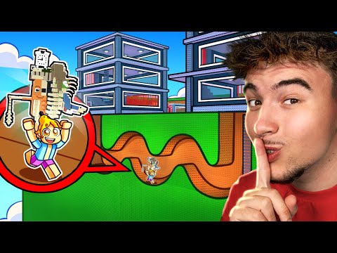 J'ai creusé une TUNNEL Étrange pour voler les BRAINROTS de la nouvelle MAJ sur Roblox !