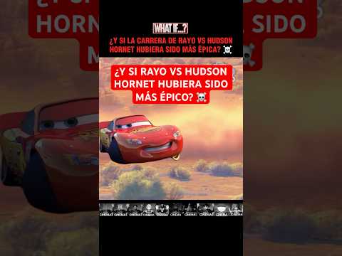 💎 ¿Y si la Carrera de RAYO vs HUDSON hubiera sido más épica? ☠️🔥⁉️ #cars #mcqueen #whatif #edit #fyp