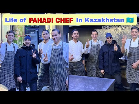 Life of UTTARAKHANDI CHEF  in Kazakhstan ||  🇮🇳पहाड़ी chef कि लाइफ कजाकिस्तान मे 🇰🇿