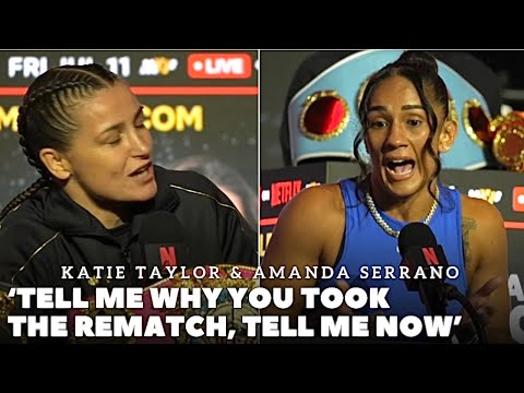 “WHY DID YOU TAKE THE REMATCH?” Amanda Serrano PUTS IT ON Katie Taylor | Press Conference DRAMA