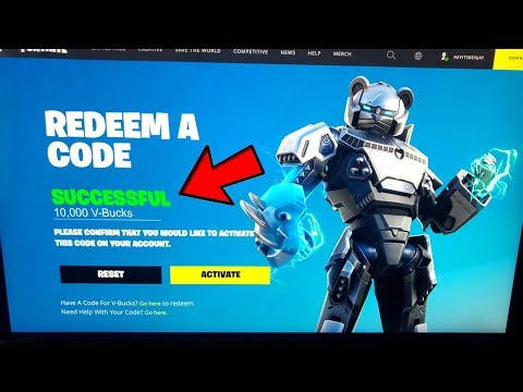 Redeem Fortnite V Bucks Code 06 21