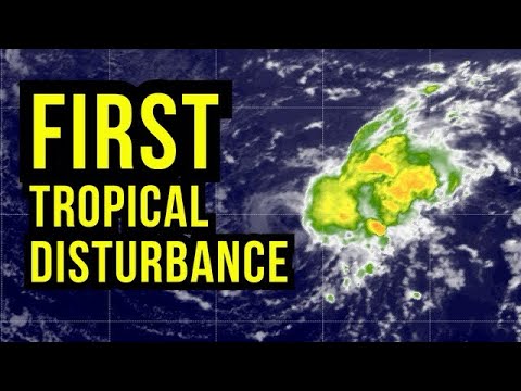 First Tropical Disturbance of the Hurricane Season...