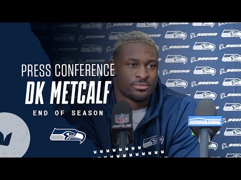 DK Metcalf Seahawks End of Season Press Conference - January 10 video clip