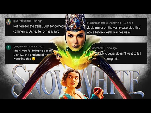 FUNNIEST Snow White Trailer Getting Roasted in the Comments section (as a pop Song)