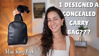 I couldn't find the perfect CC bag...so I made one for you 😊 | Stav Sling Pack by Cameleon Bags