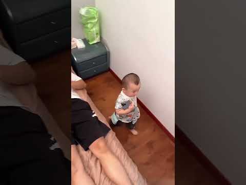 Cute Baby Wakes Up Dad And Gets His Phone! #funny #cute #baby #comedy #cutebaby #smile #automobile