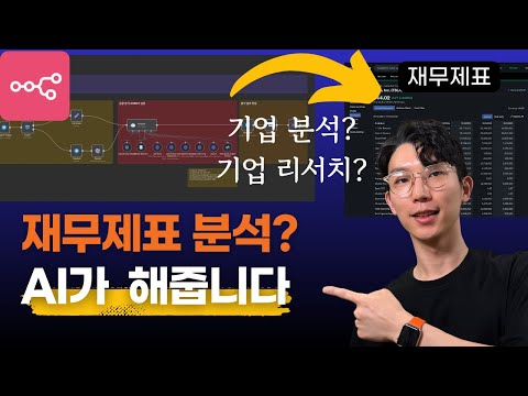 재무제표 몰라도 OK! n8n으로 AI 금융 애널리스트 만들기! (기업 분석 자동화)