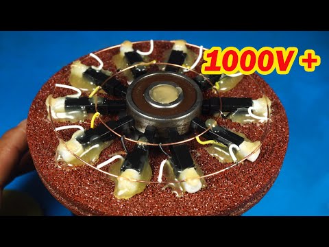 How to make high voltage generator using piezo electric igniter