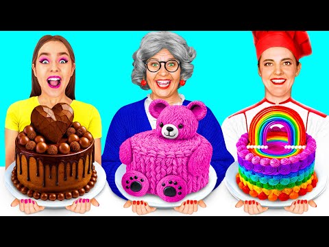 Reto De Cocina Yo vs Abuela | Increíbles Hacks de Cocina de Fun Challenge