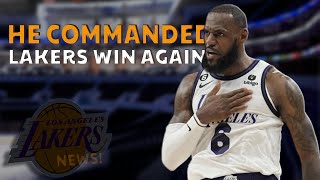 JAMES RULES AND LAKERS WINS! #lakers #lakersnation