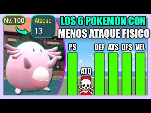 LOS 6 POKÉMON con MENOS ATAQUE FÍSICO del JUEGO vs MONOTYPE PLANTA de un JUGADOR PRO que HACE ESTO 😑
