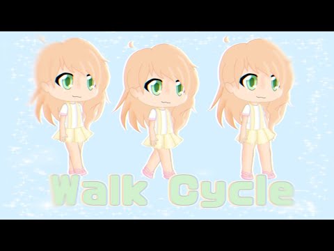Walk Cycle Tutorial // Gacha Life // Ibis Paint X & Cute Cut
