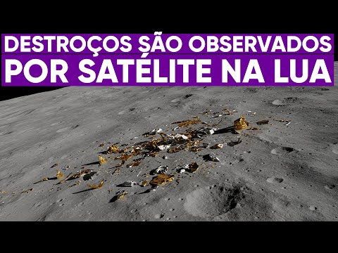 Satélite encontra destroços na Lua