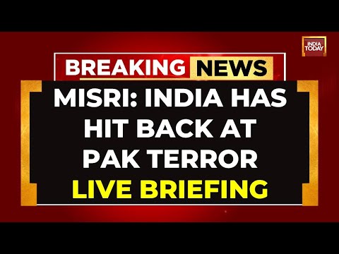 Forces Briefing LIVE: Foreign Secretary Vikram Misri Briefs Nation | Operation Sindoor Briefing LIVE