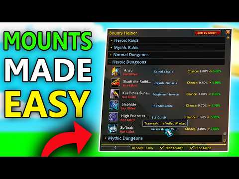 This WoW Addon Makes Rare Mount Farming EASY