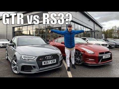 NISSAN GTR vs AUDI RS3 SALOON | £45,000