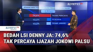 Ray Rangkuti & Adjie Alfaraby Bedah soal LSI Denny JA: 74,6% Tak Percaya Ijazah Jokowi Palsu