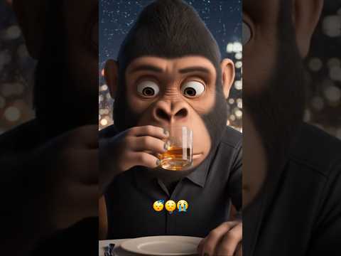 Gorilla ki wife bhagyi || Best movement #dubai #shorts #veo_3